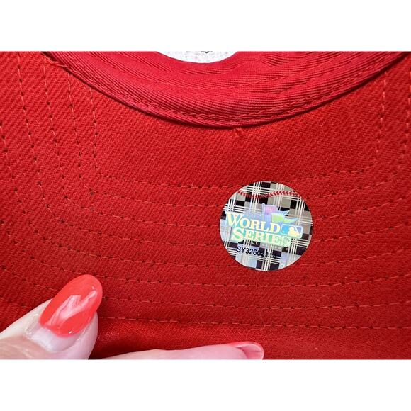 New Era 2013 World Series Champions Red Sox Cap with Sticker - Picture 5 of 6